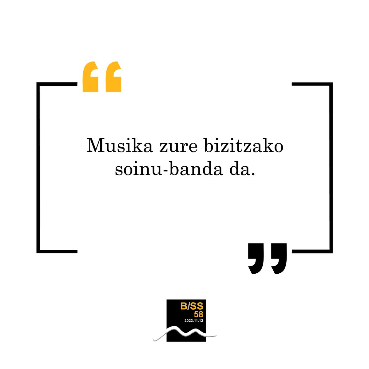 BSS_Fortuna's tweet photo. Behobia - San Sebastián 🖤💛Azaroak 12 Noviembre

🎶 "Musika zure bizitzako soinu-banda da.”
🎶 "La música es la banda sonora de tu vida”

#bss | #bss505025 |#behobia | #behobiasansebastian | #running | #eldeporteessalud | #kirolaosasunada | #donostia | #eldeporteesparatodos https://t.co/hQGRX5t8D4