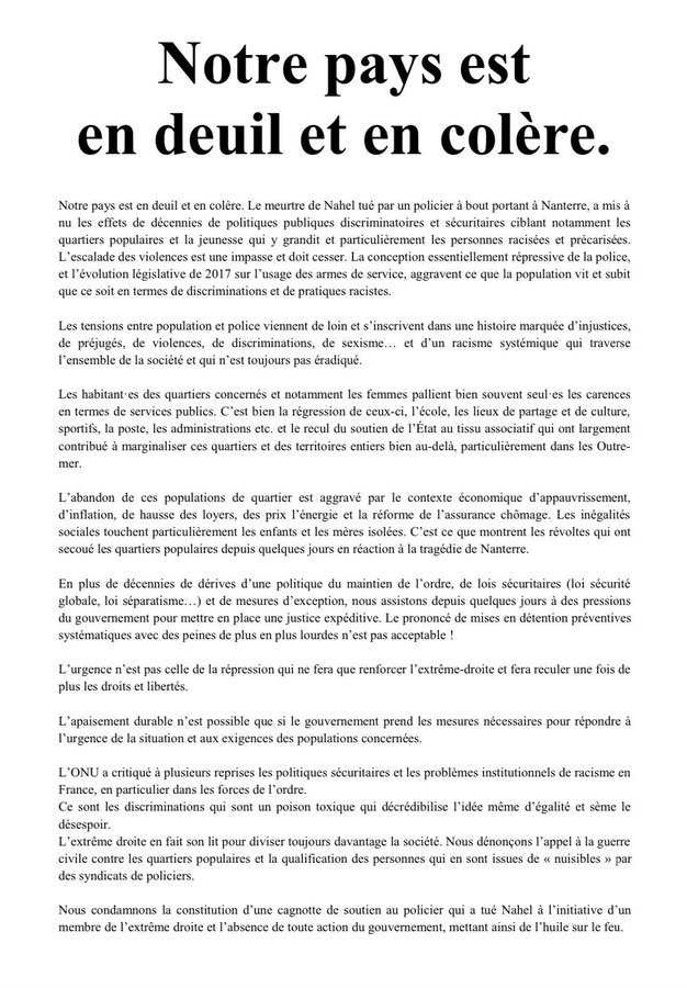 Manon Aubry tweet media