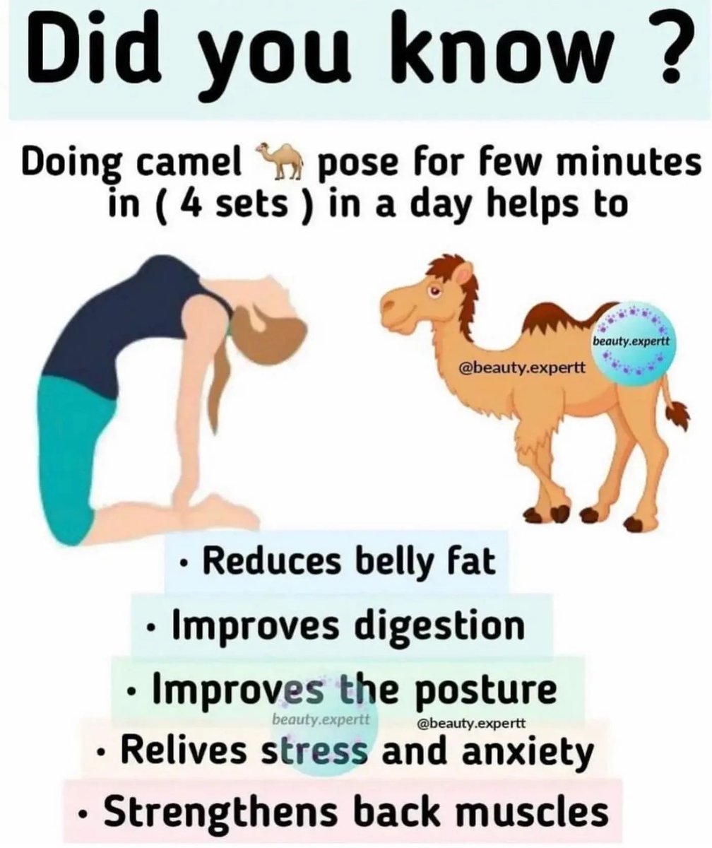StayHealthyVibe's tweet image. #camelpose #yoga #fitness #Stayhealthy