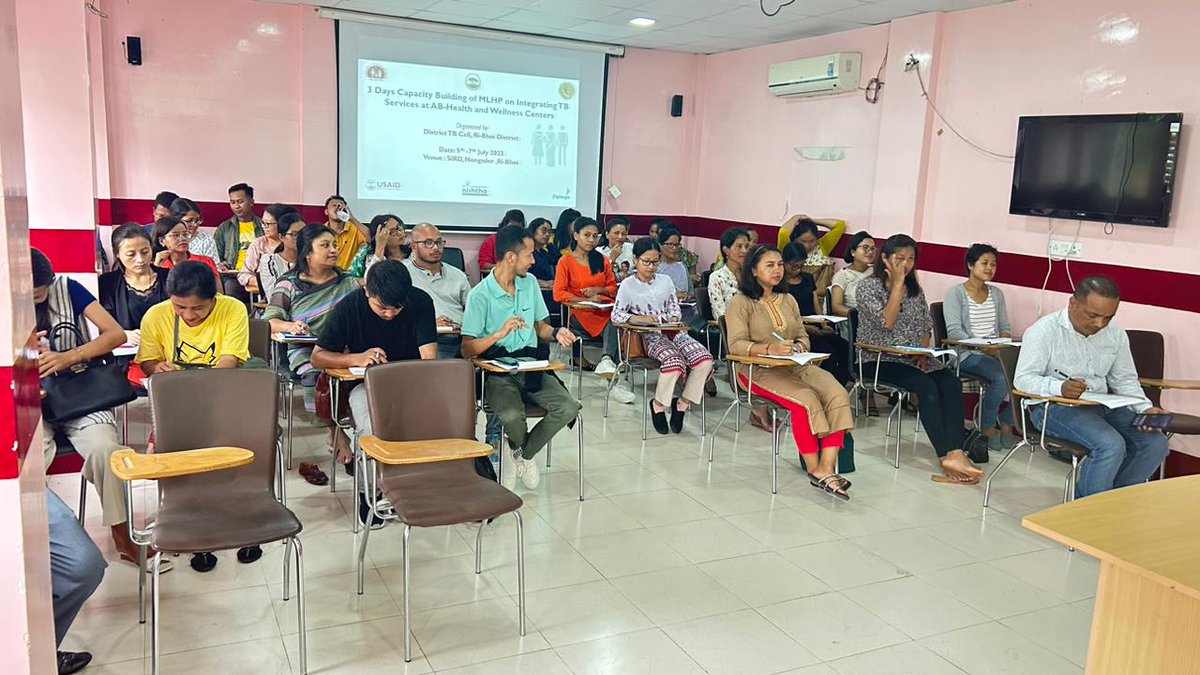 meghalayahealth's tweet photo. 3 days capacity building of Mid Level Health Providers on Tuberculosis services in #RiBhoi.
The programme was organized by the District Tuberculosis Officer and the sessions were felicitated by @USAID_NISHTHA @jhpiego
#TrainingForHealth #TBHaregaDeshJeetega #TBMuktBharat https://t.co/TIqDnd7Ckg