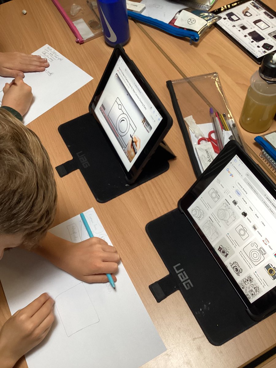 MGLWorld_Abby's tweet photo. Today Year 5 @stbedesjunior designed their own digital cameras, they explored the features of their chosen camera and then started the design process on Sketch Up. #mglcomputing https://t.co/C2VqJU3xii