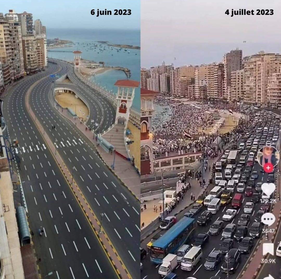 HeroesforZero's tweet photo. The city of Alexandria decided to solve its congestion problems by adding 10 car lanes.

It worked like a charm. https://t.co/EU3CWyrpDH