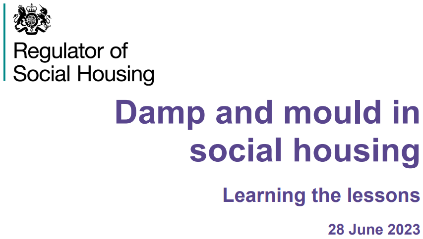 <a href="/RSHEngland/">Regulator of Social Housing</a> published its Damp &amp; Mould in social housing report, which found that:
- Better performing landlords manage their data well &amp; use it to proactively
- Strong oversight by boards is essential, incl. gaining assurance
gov.uk/government/pub…