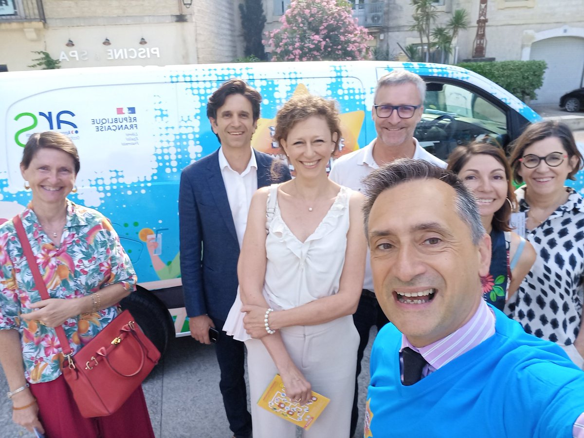 DJARSOccitanie's tweet photo. Et c'est parti ! Bel été bon réflexes en Occitanie ! Merci @OTAiguesMortes, @EFS_Sante, @Loxamed, @mutualite_fr, @cpam30, @AgencePrimum, @ReseauC2DS et toutes les équipes @ARS_OC ! Rendez-vous tout l'été dans nos 34 sites ! Bonnes vacances santé avec @ARS_OC https://t.co/dUji2wR9XQ