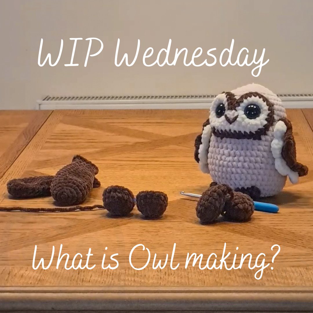 Owl_Hooks's tweet photo. What is Owl making this week?
Guesses in the comments, reveal on Friday, clue: Animal
#owlhooks #crochet #amigurumi #smallbusiness #smallbusinessuk #plushie #owl #yarn #handmade #wipwednesday https://t.co/SLlnQRUJkZ