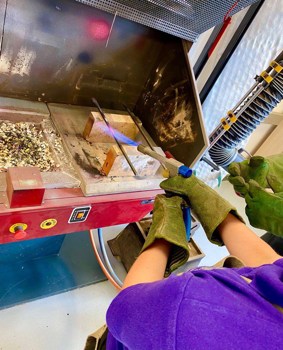 In STEM club today we were taking advantage of the weather not being too hot, to use the forge and the brazing torch. Well done guys you smashed it! I mean, forged it!

#forgedinccyd #steel #metalwork #STEM <a href="/CCYD_school/">CCYD</a>