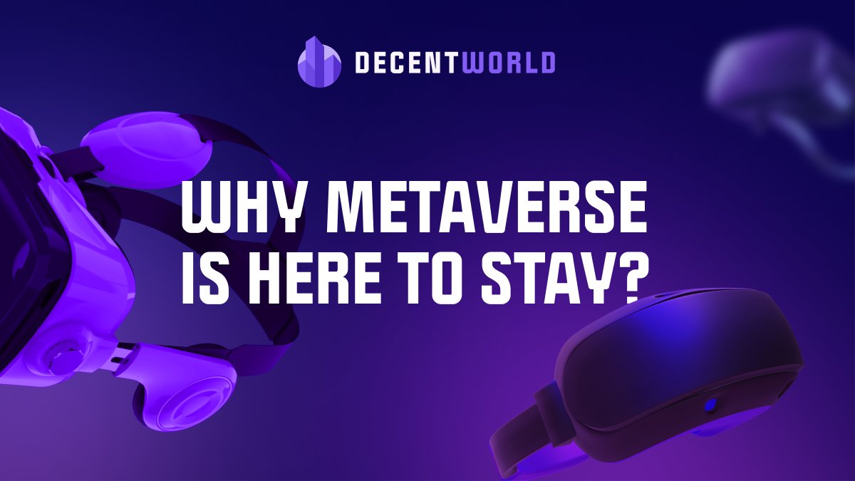 🚀The #Metaverse is shaping our digital future! 

Key reasons it's here to stay:

1️⃣ Unprecedented user engagement
2️⃣ Emergence of robust virtual economies
3️⃣ Limitless canvas for creativity
4️⃣ Redefined global social connection
5️⃣ Adoption by tech giants.