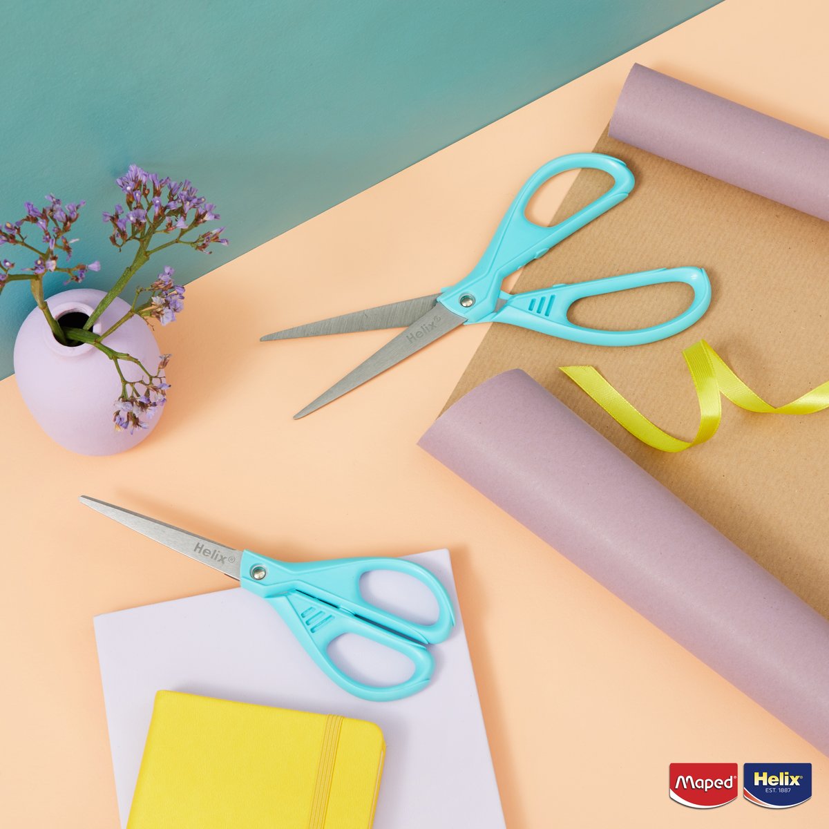 Get crafty this Summer with our colourful Helix symmetrical scissors ✂️ 

Shop now on Amazon ✨