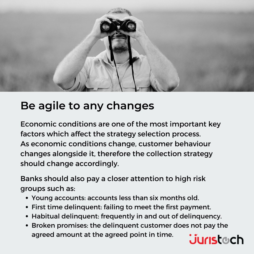 myjuristech's tweet image. The self-curing strategy is a strategy that provides a grace period for all customers to settle their outstanding balances without any direct action from the lender organisation.
#debtcollection #strategy #selfcuring #JurisTech