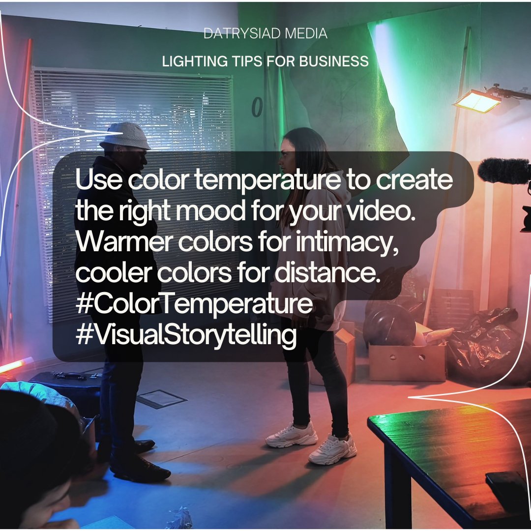 ByronPh05796705's tweet image. Cinematography  lighting tips for businesses creating their own content!

Let us know what tips you have for your fellow business owners!

#ColorTemperature #VisualStorytelling