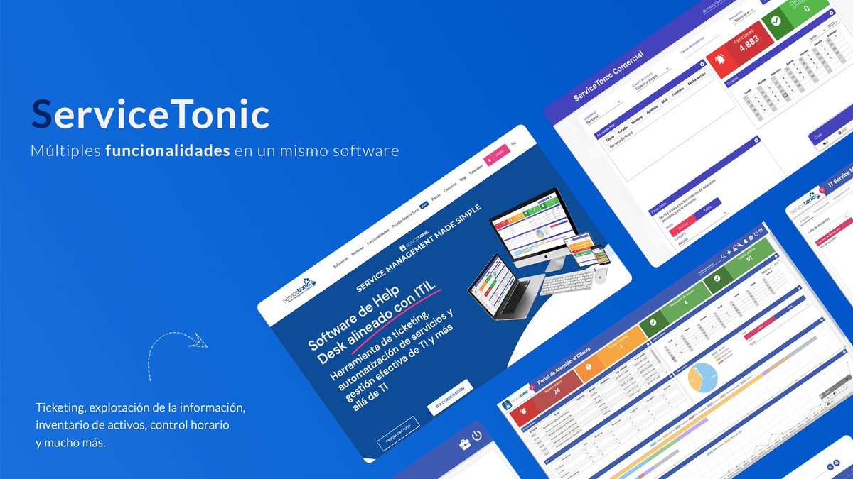 ServiceTonic's tweet photo. Descubra el Service Desk más completo.
Múltiples funcionalidades en un mismo software.
https://t.co/J1g28GSl6v https://t.co/AaevjMLalv