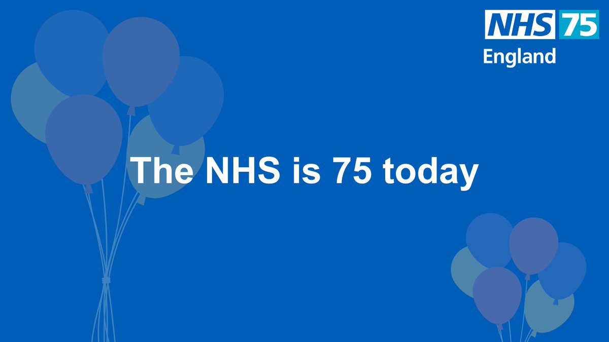 We want to take this opportunity to thank all NHS staff, volunteers, trainees and learners, past and present, who have made the organisation what it is 💙
#NHS75