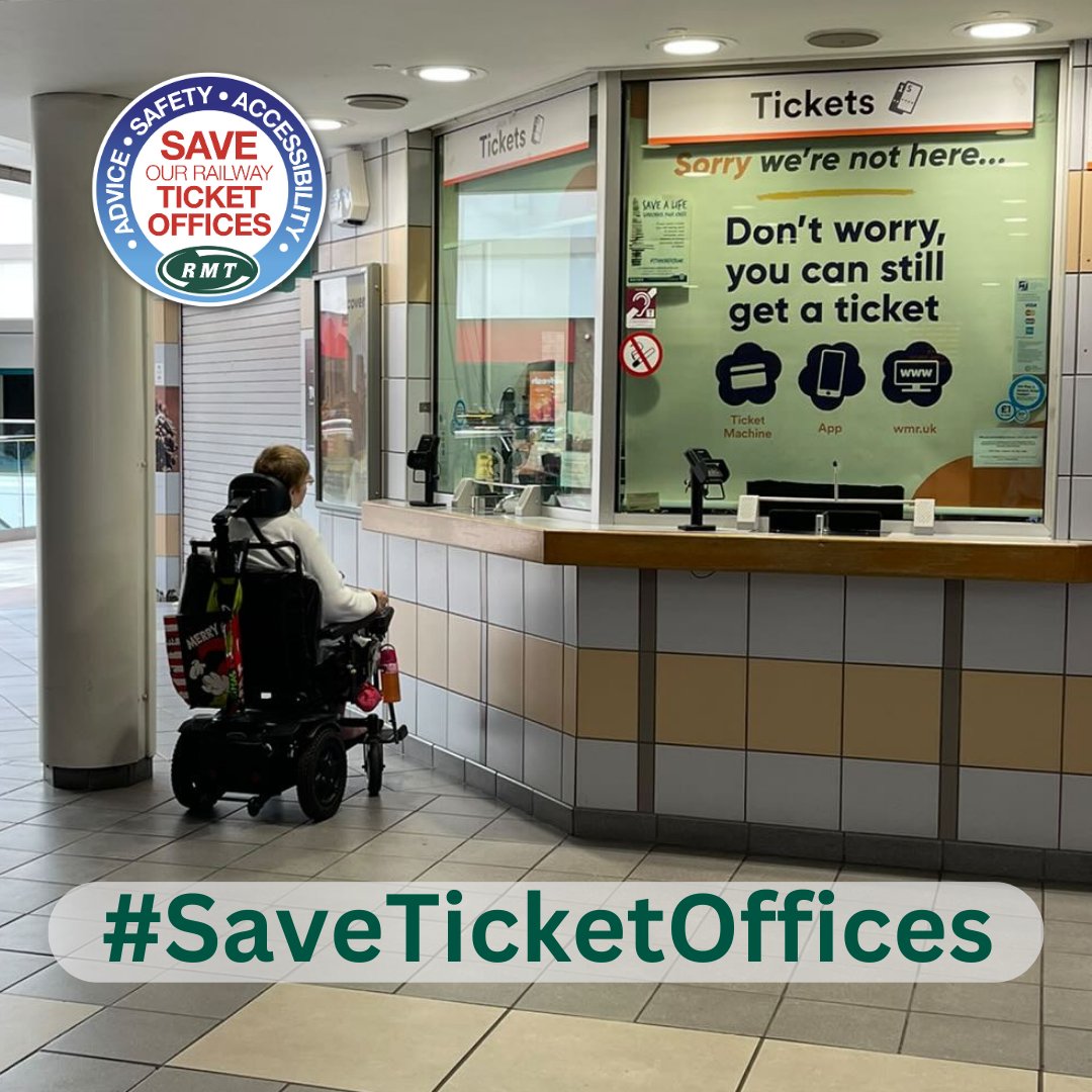 Not all ticket machines are accessible. Do we really want to leave people behind? #SaveTicketOffices @RailDeliveryGrp @Mark_J_Harper