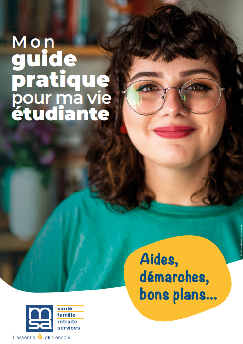 msa_actu's tweet photo. De nombreux jeunes ne connaissent pas les aides auxquelles ils ont droit. Santé, logement, culture, sport, “Mon guide pratique pour ma vie étudiante” de la #MSA recense les aides et les bons plans à destination des jeunes. 
➕que des aides, un droit
➡️https://t.co/Xu1tBSdr66 https://t.co/MyykUCDsoZ