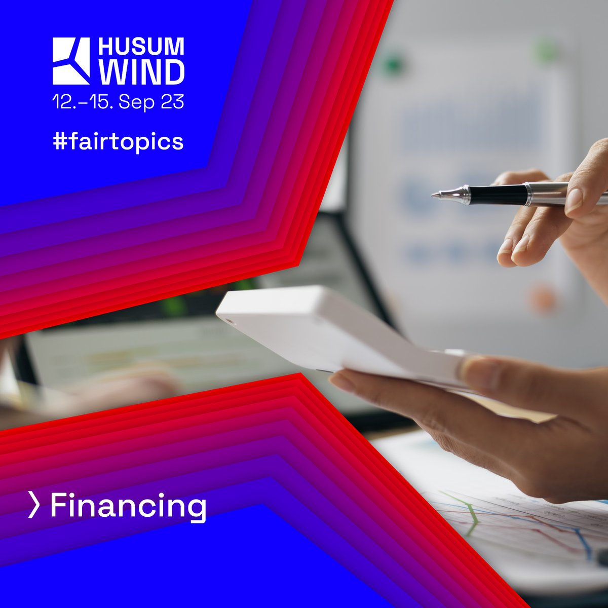 HUSUMWind's tweet photo. (1/2)Last but not least our eighth #FairTopic: Financing!
A good financing infrastructure is important for a diverse market for renewable energies and competition for new ideas would be inconceivable. At #husumwind, you will learn about different financing models and instruments. https://t.co/3hPb3XkLpq