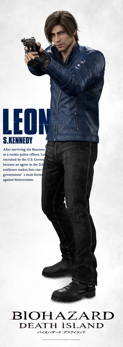 Leon S.Kennedy Art / HD Render - Resident Evil Death Island