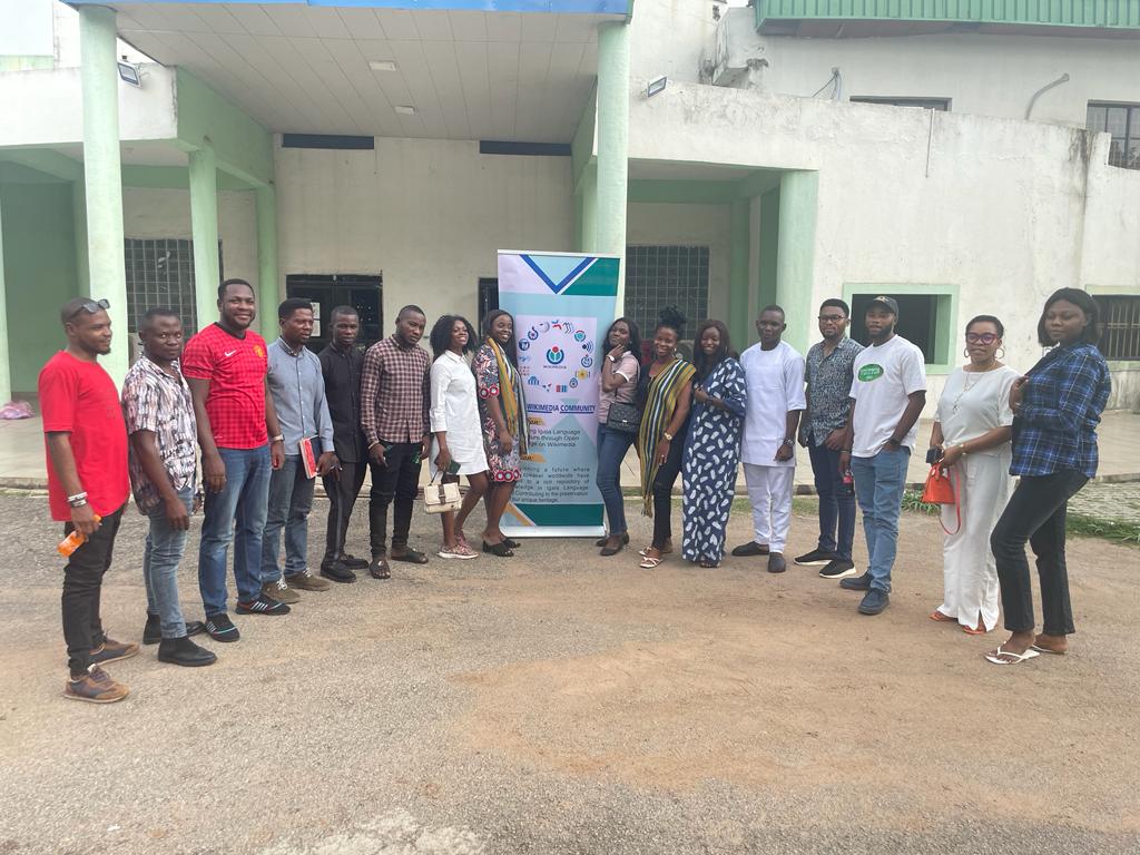 IgalaWikimedia's tweet photo. 📣 Exciting news! 🎉 we had a remarkable Wikimedia event focused on revitalizing the beautiful Igala language on the Wikimedia platform. We are immensely grateful for the tremendous support we received from Wikitongues through their Language Revitalization Accelerator. https://t.co/ZiucamYkOv