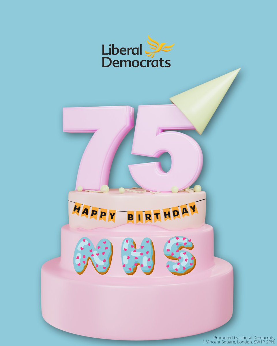 Today marks 75 years since the NHS transformed healthcare in this country. Thank you to all every member of NHS staff past and present working day and night to care for us. We will always fight to protect our NHS.