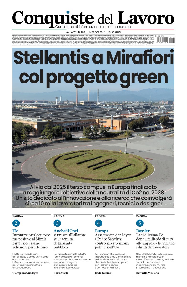 conquistepromo's tweet photo. Sul #giornale del #05luglio di @conquistepromo 

Seguiteci sul tabloid digitale https://t.co/0JAUHKGUt2 https://t.co/8PhvAk8ZKa
