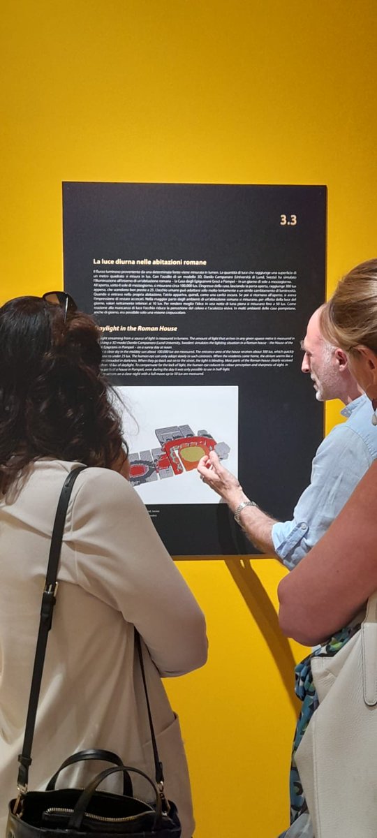 My research on display #Villacaffarelli at #MuseiCapitolini Rome as part of the new exhibition "Nuova Luce da Pompei" by Prof Ruth Bielfeldt and Johannes Eber from <a href="/LMU_Muenchen/">Universität München</a>