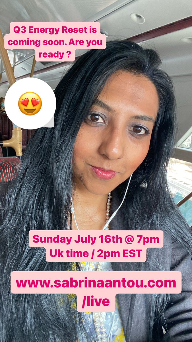 sab_antou's tweet image. Q2 Energy Reset Event is around the corner 💖
VIP upgrade available. 2 seats only 

Sunday 16 July 2023 @ 7pm Uk time / 2pm EST

themagnificentabundancemanifestor.com/live/