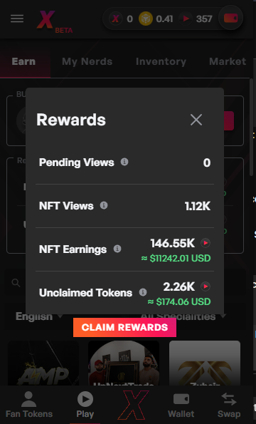 SimpeleStad's tweet photo. Almost hitting my return on investment! 5 more days to go. After that, it's pure profit 🤑🤑

Join the #Watch2Earn revolution!  
https://t.co/4BmYlD14gL 

$XCAD #BNB #Watch2Earn #STEPN $PLAY https://t.co/VtRulxJY76