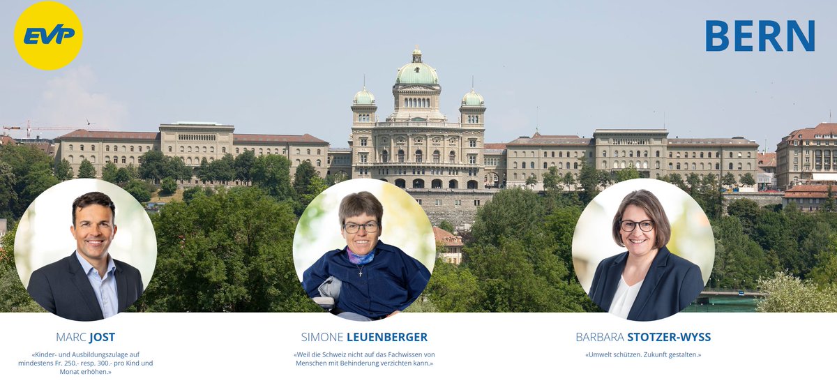 EVP, <a href="/DieMitte_BE/">Die Mitte Kanton Bern</a> und <a href="/glp_BE/">Grünliberale Kanton Bern</a> verbinden für die #WahlCH23 im <a href="/Kanton_Bern/">Kanton Bern</a> ihre Listen.
Wie schon bei der #WahlCH19 sollen damit die konstruktiven Kräfte des politischen Zentrums gestärkt werden. Weitere Gruppierungen mit dem gleichen Ziel sind willkommen.
evp-be.ch/newsartikel/ac…