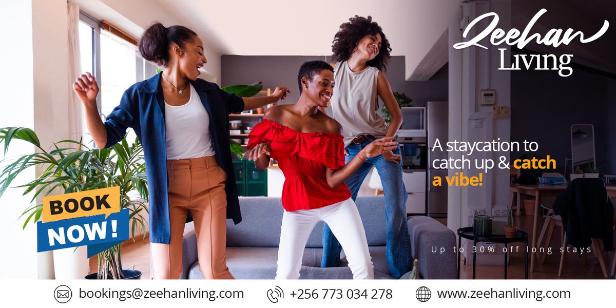 Life is better when you take time to let loose and kick back!

Everyone deserves a place where they can let go of all their cares.

📞  +256 773 034 278

#zeehanliving #staycation #comfort #funmoments #longstays #shortstays  #wednesdayvibes