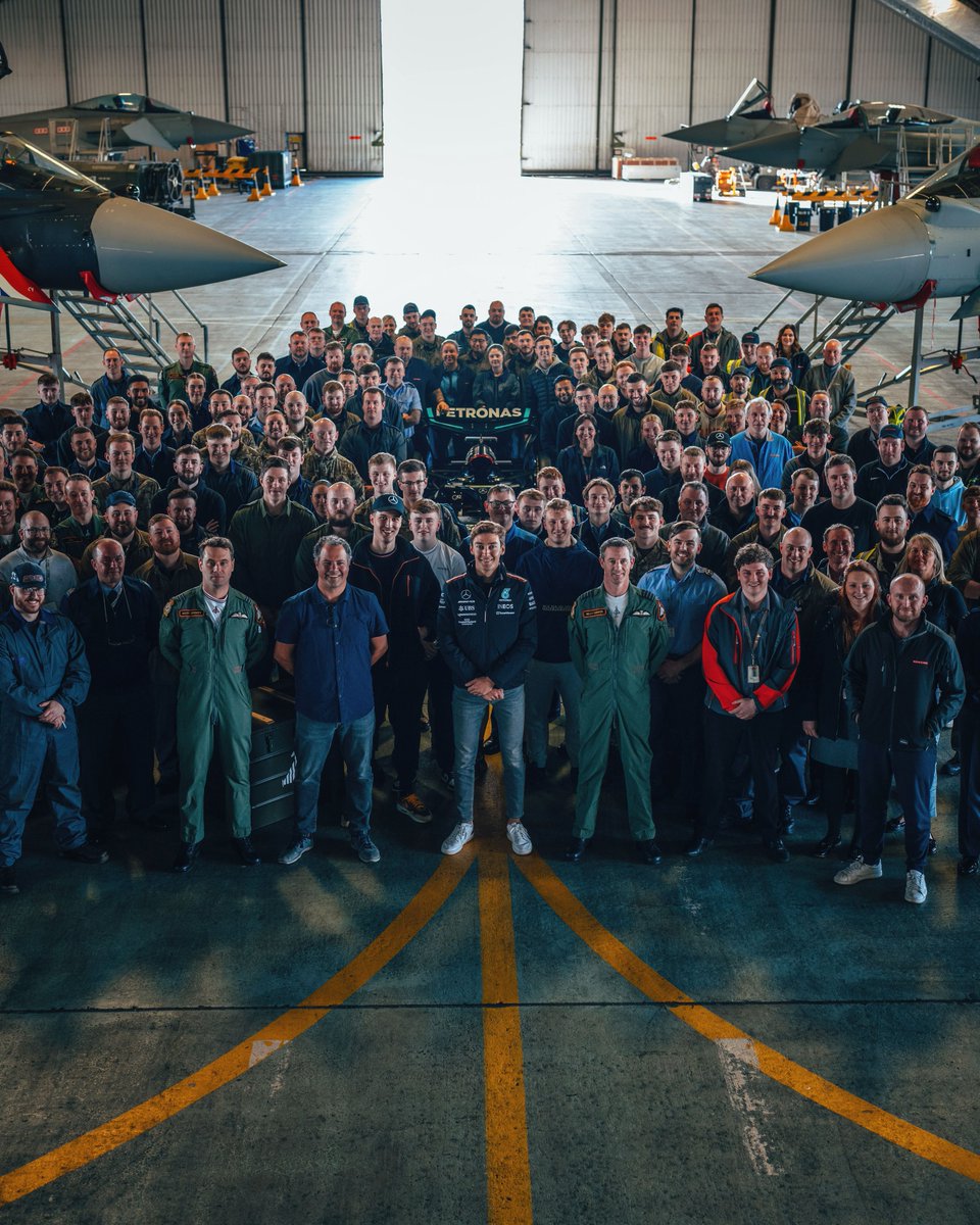 George takes to the skies with the <a href="/RoyalAirForce/">Royal Air Force</a> exclusively <a href="/SkySportsF1/">Sky Sports F1</a> this weekend! 🫡