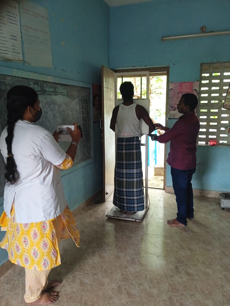 TBMBAPuducherry's tweet photo. ACF CXR Screening mike announcement,IEC campaign K.T.Kuppam 04.07.2023with the team consisting of Ms.GnanaselviDot.Spr, Mrs.Sutha TBHV,Mr.Sunder LT,Counseller,ANM,ASHAand State IEC Officer Mr.Manimaran underthe guidance of Dr.Venkatesh STO Puducherry#CMPuducherry #DDG2017 #EndTB https://t.co/dWTY6mMmwd