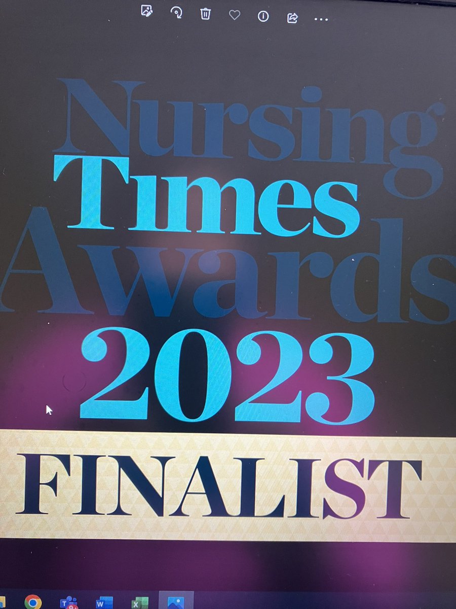Congratulations to CFT Ageing Well education and training team for being shortlisted under care of older people at the Nursing Times Awards 2023!