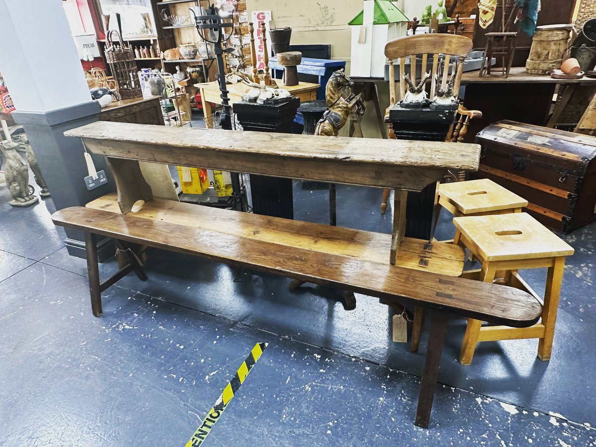 astraantiques's tweet image. Pine benches and stools from unit 186. #pine #oldpine #pinebenches #pinestoos #farmhousekitchen #countrykitchen #astraantiquescentre #hemswell #lincolnshire