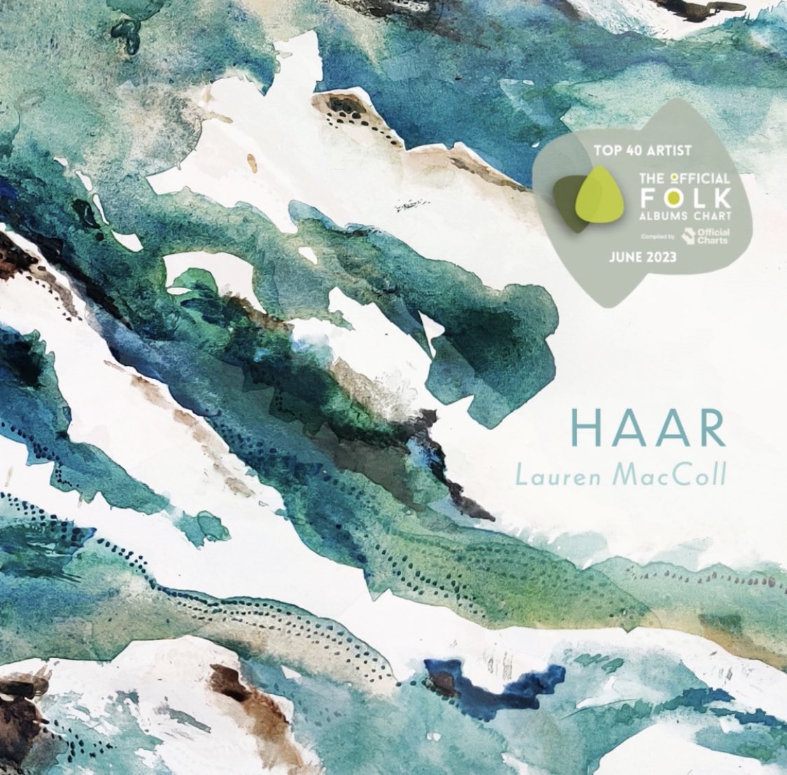 ✨ Delighted Haar has entered the Official Folk Album Chart at No. 15! 

Proud of this self-released/funded/promoted album and so pleased it is reaching people ✨ 

Find Haar here: lnk.to/haar 

<a href="/officialcharts/">Official Charts</a> <a href="/englishfolkexpo/">English Folk Expo</a>