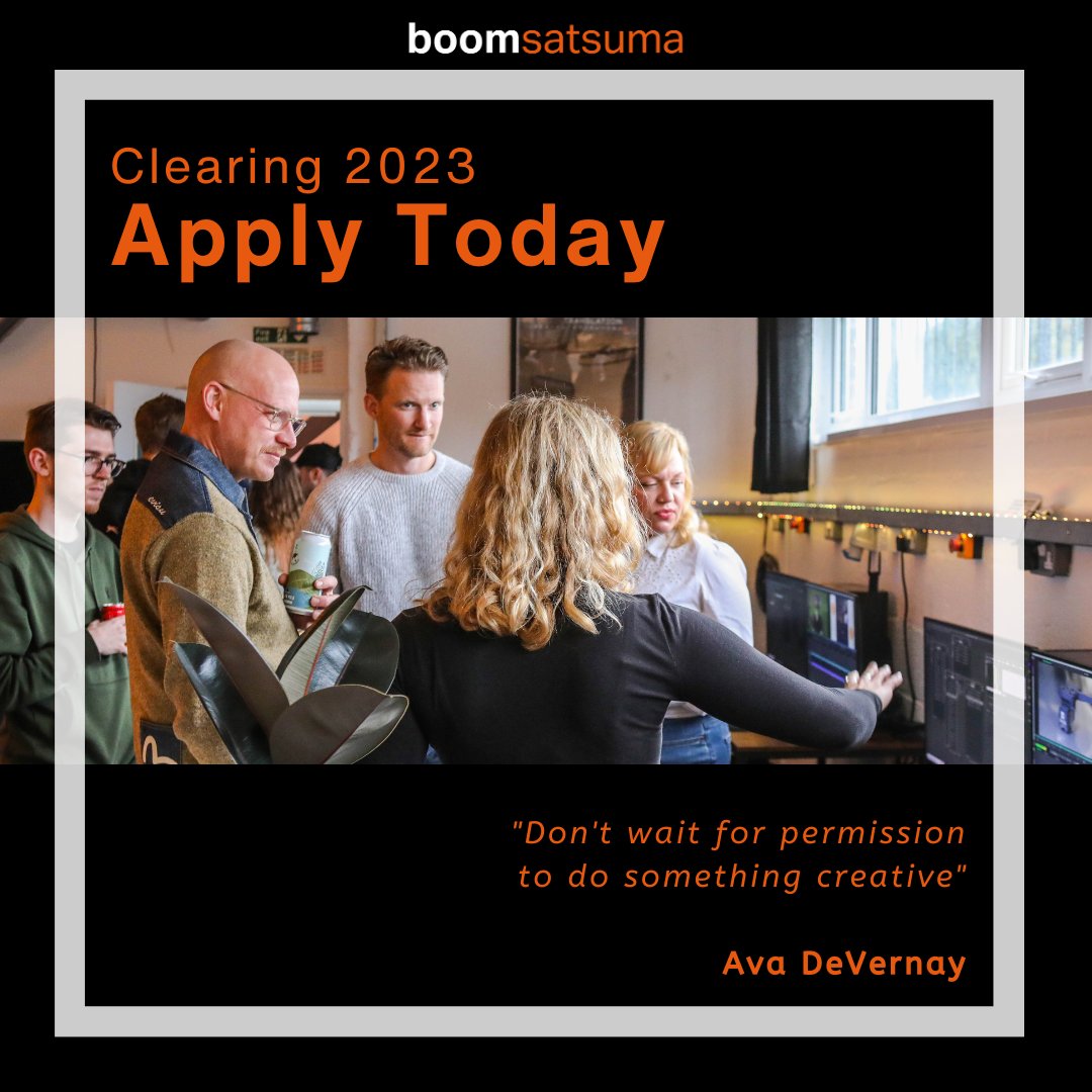🎓 Explore your creative potential in Bristol with boomsatsuma, and take a step into your future with our partnered industry leaders 🚀 Embrace the opportunity in clearing. Don't miss out, apply now or give one of our team call: 0117 942 8429