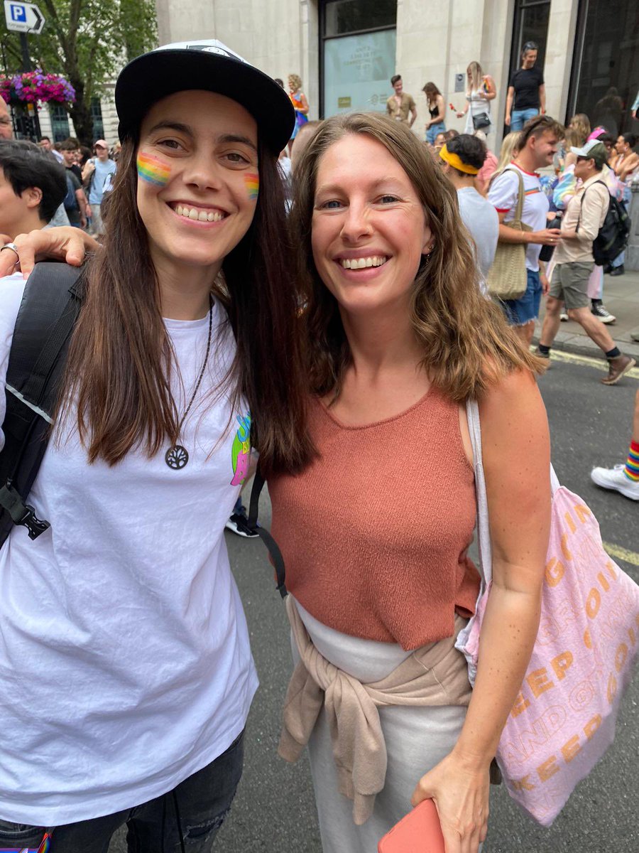 sarahehook's tweet photo. Pride was fun! 🌈 #londonpride2023 #Pride2023 https://t.co/apNvzJse3T