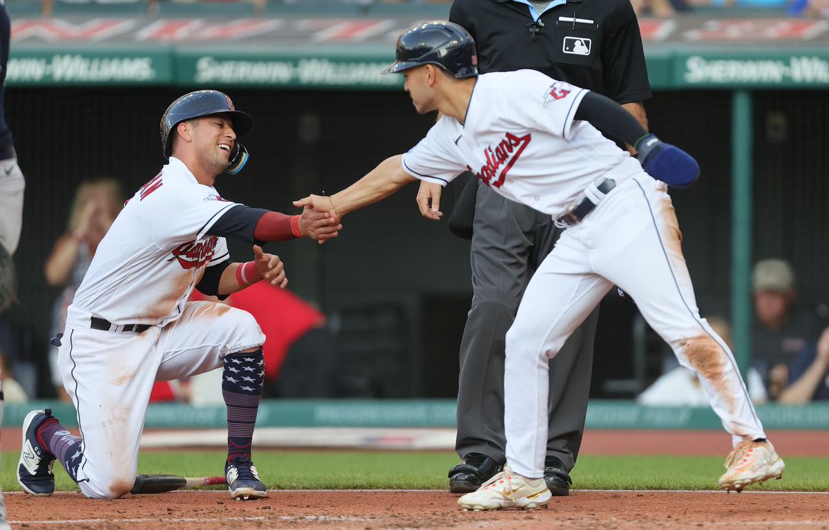 Guardians beat Atlanta, 6-5, in 10 innings behind Amed Rosario’s 4 RBI and David Fry’s game-winning hit https://t.co/8NZyp6K45l https://t.co/2TPz4aL9Sj