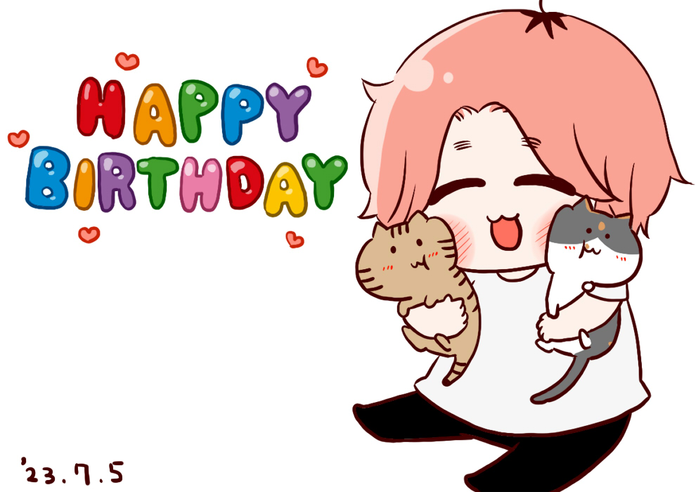 さっくんお誕生日おめでとうございます！！🎊🎊🎊 今年もさっくんの