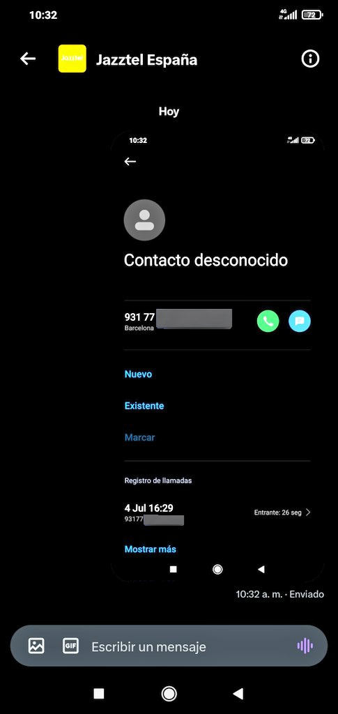 Roristorm's tweet photo. @jazztel_es Tenéis esta misma captura pero con el número de teléfono sin tapar en vuestro MD https://t.co/nYMmhAqFbV