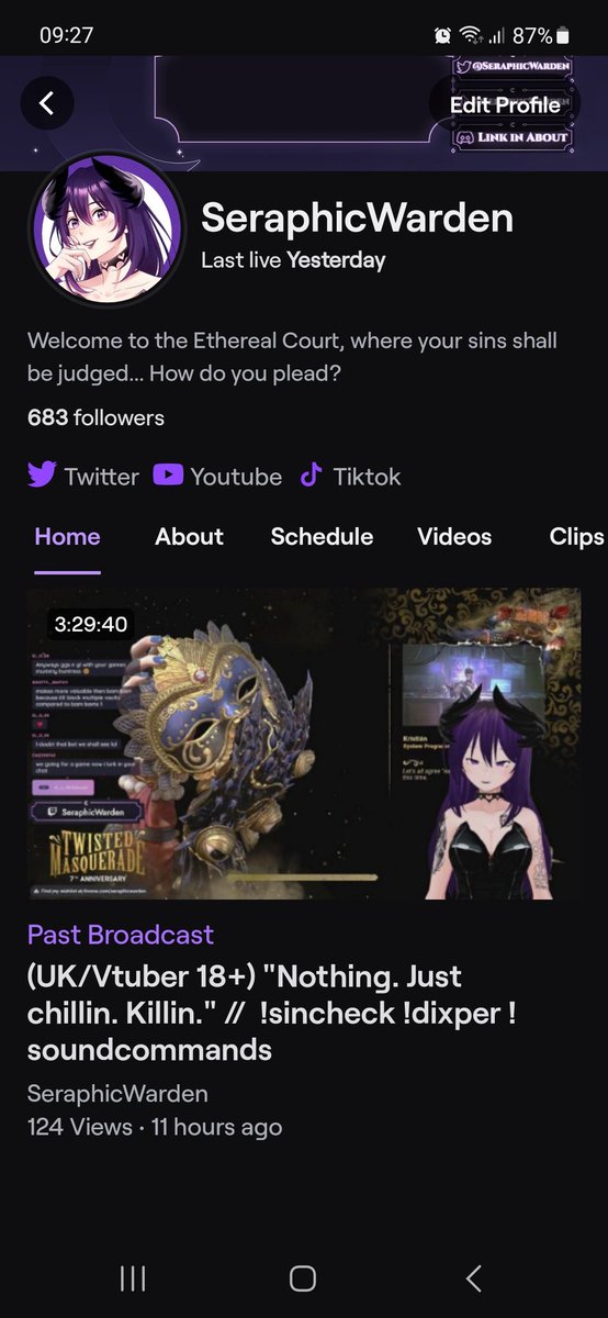 SeraphicWarden's tweet photo. (3/3) I'm hoping to keep this good energy going for our 2 year Twitch anniversary on July 22nd BST!
Let's go!
#Appreciation #VTuberUprising #Vtuber #sappypost #twitchstreamer https://t.co/EV4hkYojrS