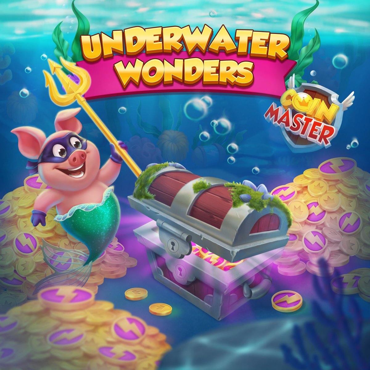 CoinMasterGame's tweet image. 𝐔𝐍𝐃𝐄𝐑𝐖𝐀𝐓𝐄𝐑 𝐖𝐎𝐍𝐃𝐄𝐑𝐒 𝐈𝐒 𝐁𝐀𝐂𝐊!💧✨But this time, with 𝗧𝗢𝗞𝗘𝗡𝗦! Dive in and play for a chance to win TOKENS for THOR WHEEL! 🦀

#RETWEET if you&apos;re making a 𝙨𝒑𝙡𝒂𝙨𝒉 💦 for a chance to win 𝟏,𝟎𝟎𝟎 𝐒𝐏𝐈𝐍𝐒! 😊