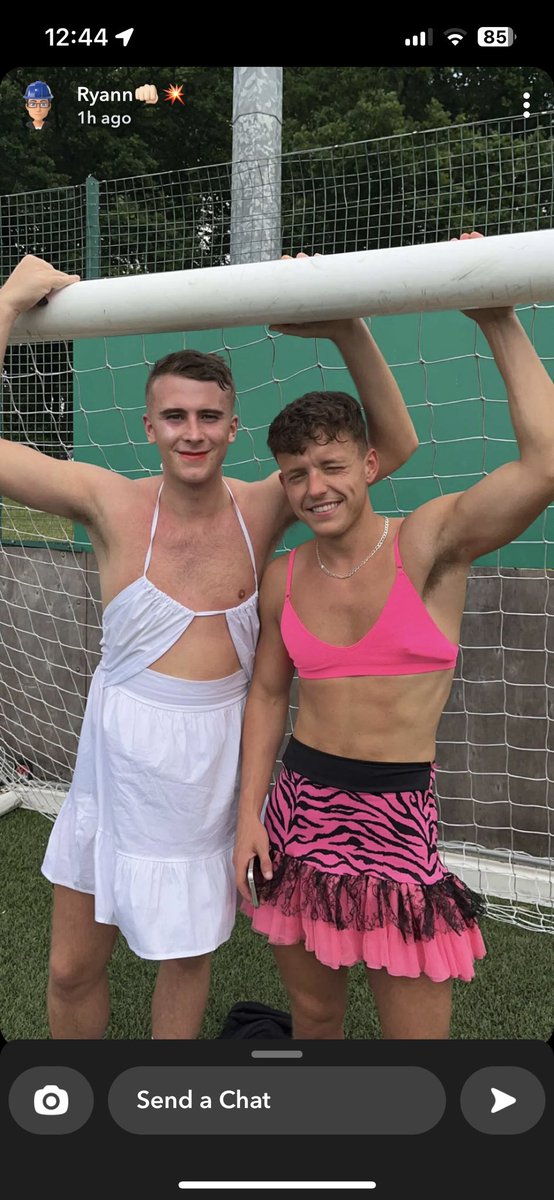 hall00nathan's tweet photo. We tragically lost a good local lad to suicide, so our Sunday League side played a charity game against the locals on a weekend with a twist… we dressed as woman to make it fair 💅 the whole village got involved in watching and back at the pub where lads got their chests waxed and makeup done!

Such a fun day, good cause and plenty of ££ raised for @ManHealthCIC. If we can get one lad to speak out we’ll be buzzing. Remember that it’s okay not to be okay gents ✌🏼