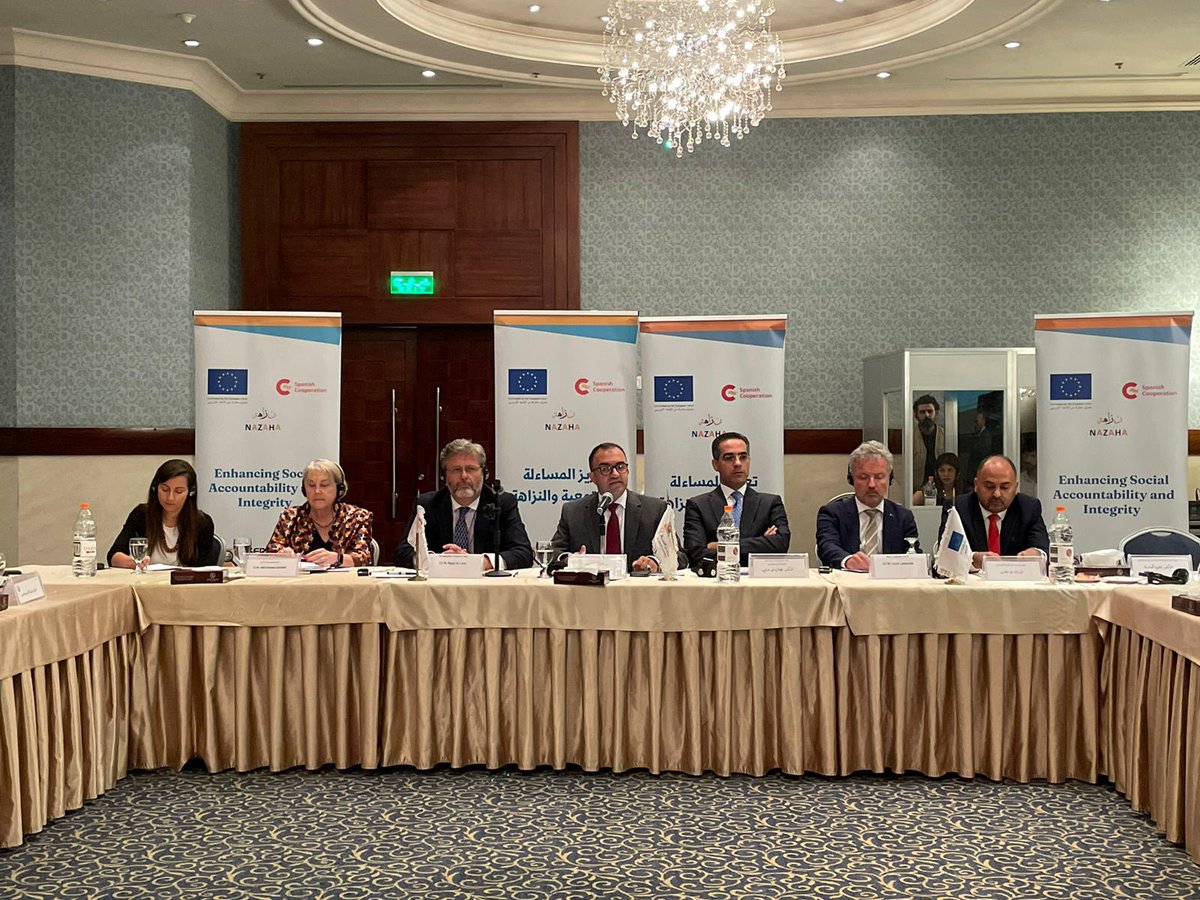 El Embajador🇪🇸 #MiguelDeLucas participó ayer en el lanzamiento del 2o componente de #NAZAHA “Mejorando la Responsabilidad Social y Empoderando a las Instituciones de la Sociedad Civil” 

<a href="/Rased_Jo/">Rased Jordan</a> otorgará 13 subvenciones a asociaciones e instituciones de #JO🇯🇴 
➡️ Proyecto