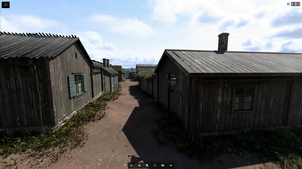 Luostarinmäen kahdensadan vuoden takainen maisema on osa Turku Åbo 1827 -mallinnosta. 

Suomen ensimmäinen katuvalaistus sytytettiin Turussa 15.11.1805. Luostarinmäellä yhdestä lyhdystä huolehti neljä taloa vuorotellen aina viikon kerrallaan.👉Digimuseoon:
digimuseo.fi/nayttelyt/luos…