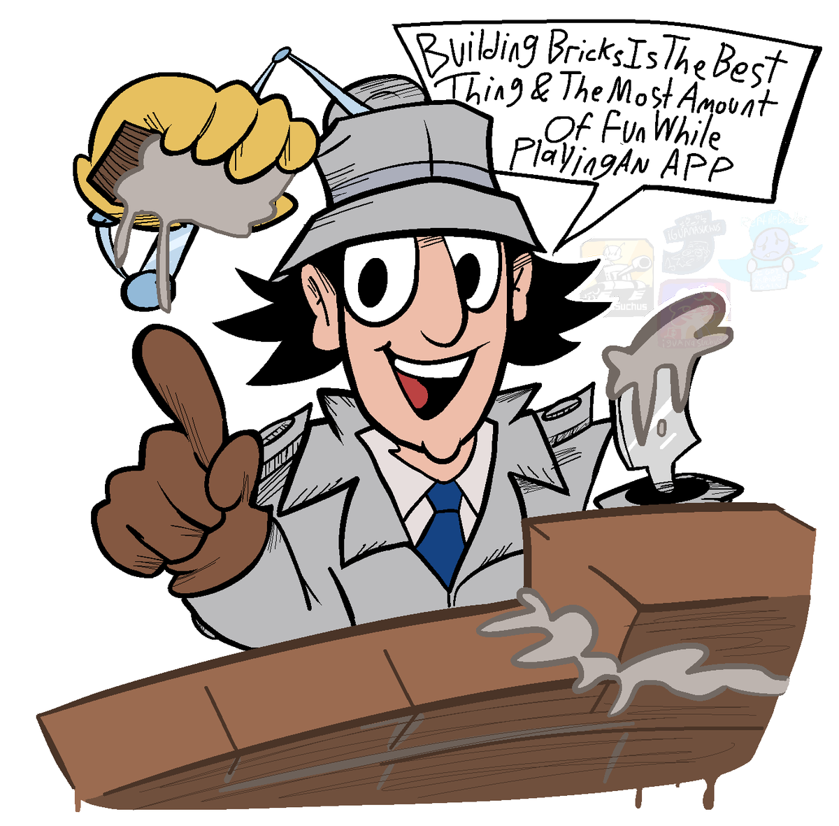 ReptileDoodler's tweet photo. gadget's favorite thing to do in minecrap

#inspectorgadget #minecrap #brownbricks #minecraftwithgadget #inspectorgadgetfanart #art #digitalartwork https://t.co/BXCApztO8P