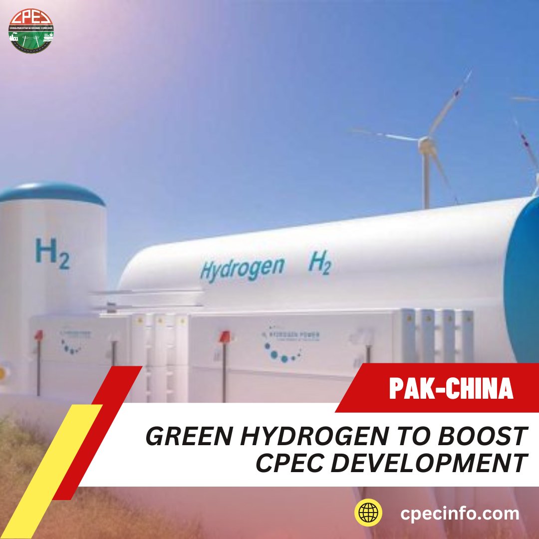Green hydrogen to boost CPEC development
🇨🇳 🤝🏻 🇵🇰

#China #Pakistan #CPEC #greenDevelopment