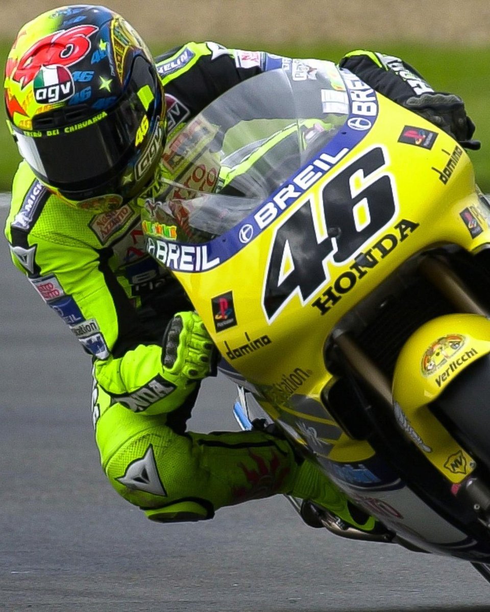 MotoGP's tweet photo. The first of many! 🥇

Exactly 23 years ago, @ValeYellow46  took his first-ever premier class victory and after that one, "The Doctor" won 88 more races becoming the rider with the most wins in the premier class! 😎

#MotoGP https://t.co/xjzkYC4UqY