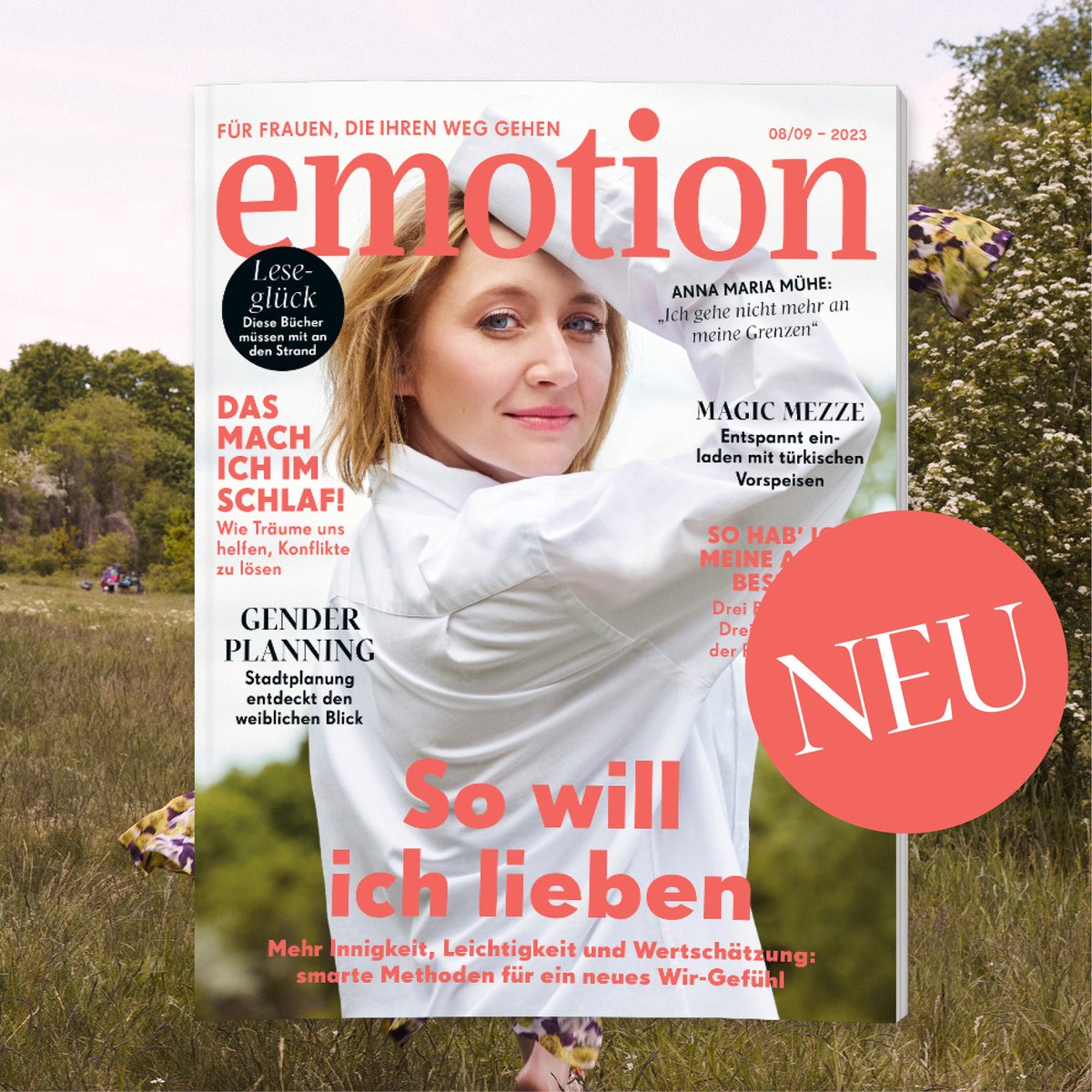 Die neue EMOTION ist da!⁠💥 Die nächsten zwei Monate geht es den bad vibes an den Kragen! ⁠JETZT AM KIOSK oder versandkostenfrei bestellen 👉🏼 bit.ly/emotion_08_09_…