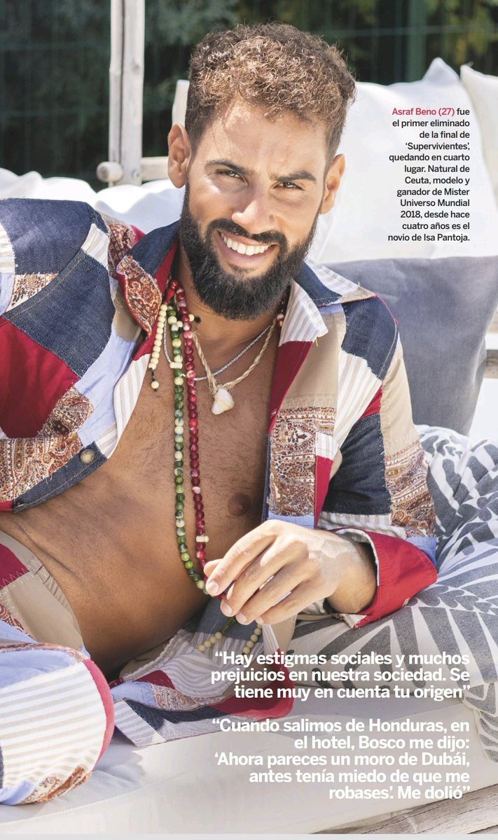 Un tipo que se vende como "míster universo mundial" A sabiendas que es mentira, no os podéis sorprender que haga acusaciones de racismo contra el ganador de supervivientes, después de él haber quedado aparcado en el parking como la rata sucia que és.

Este es Asraf, el psicópata