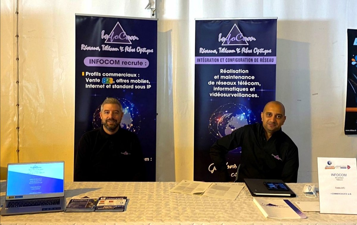 Group_Infocom's tweet image. 💡 OFFRE D'EMPLOI/CHARGE D'AFFAIRE

📢 INFOCOM est à la recherche de nouveaux talents.
Envie d'une nouvelle aventure, de changement?

Nous recrutons des chargés d'affaires en B to B dans le domaines des télécoms (téléphone fixe, téléphone mobile, internet et solution IT)