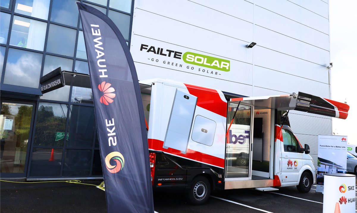 Today's the day! 9-3 PM Don't miss out!

Visit @failtesolar and discover the wonders of Huawei FusionSolar. 

Address: Western Business Park, Unit 3B, Shannon, Co. Clare, Ireland. V14 FP83

#HuaweiFusionSolar #FailteSolar #SKEHuawei